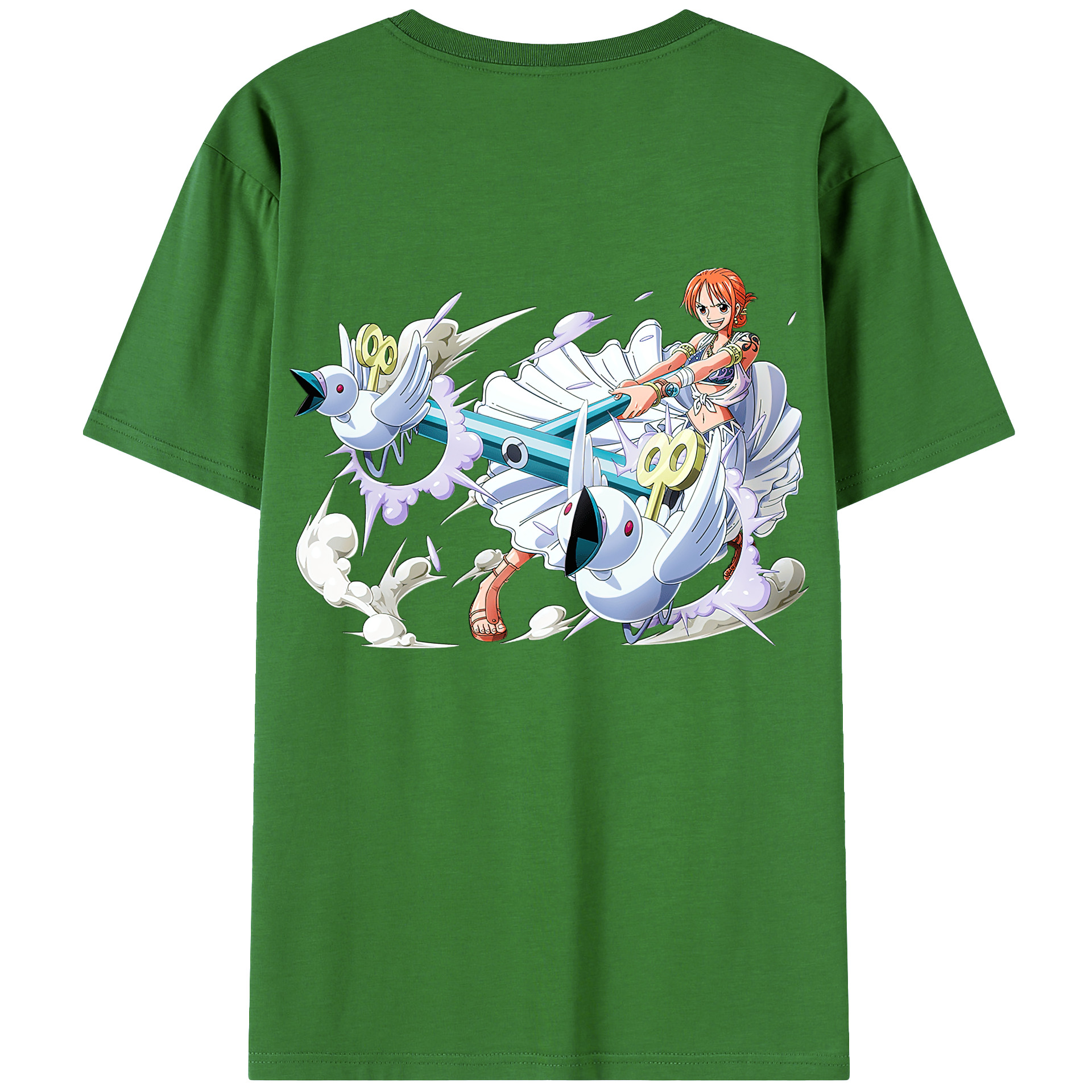 （画像用） ワンピース ナミ ONE PIECE Nami レディース半袖Tシャツ(バックプリント)